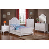 Jesse - 4 Piece Full Panel With Trundle Bedroom Set - White