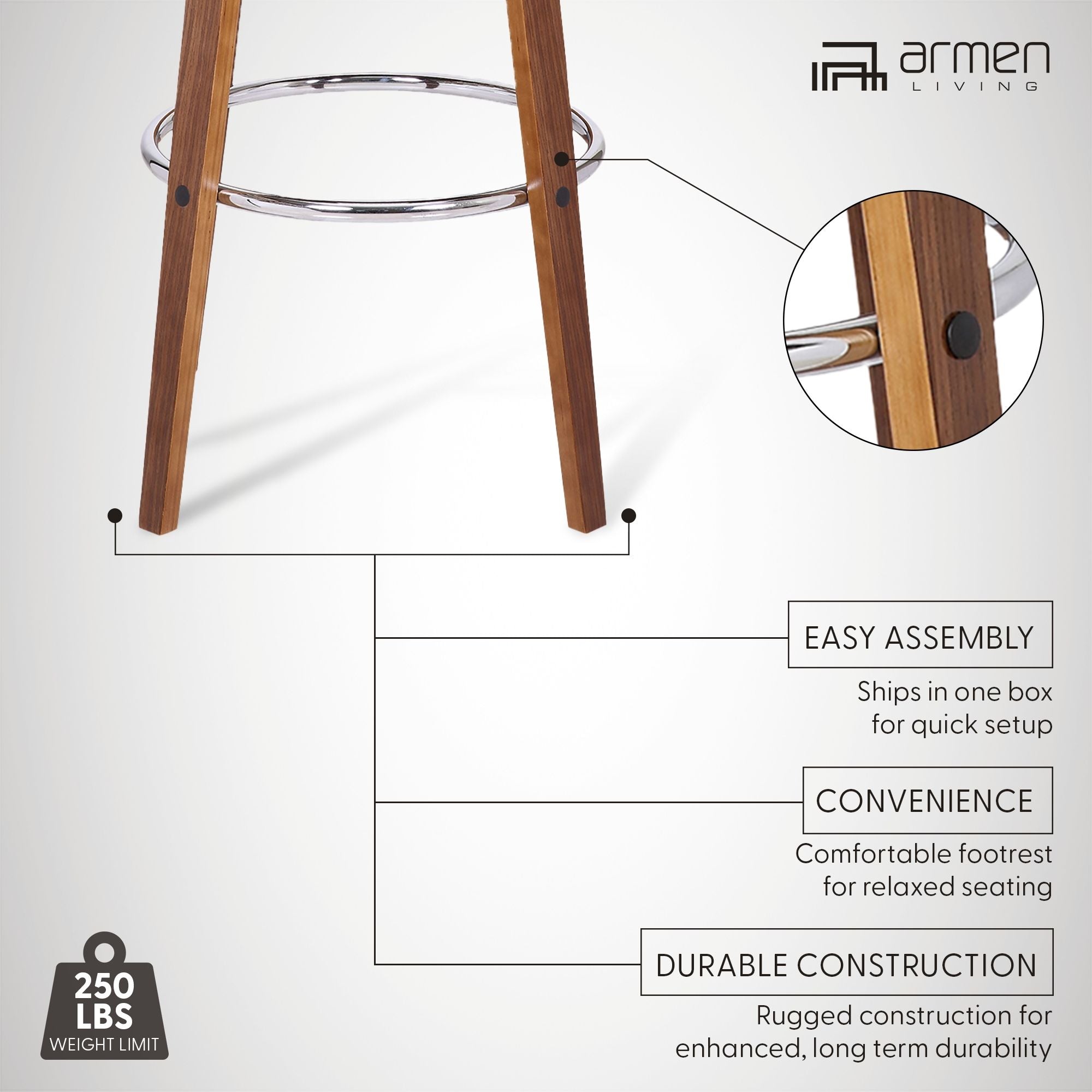 Shelly - 30" Bar Height Swivel Bar Stool