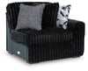 Midnight-Madness - RAF Corner Chair - Onyx