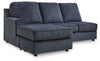 Albar Place - Laf Sofa Chaise - Cobalt