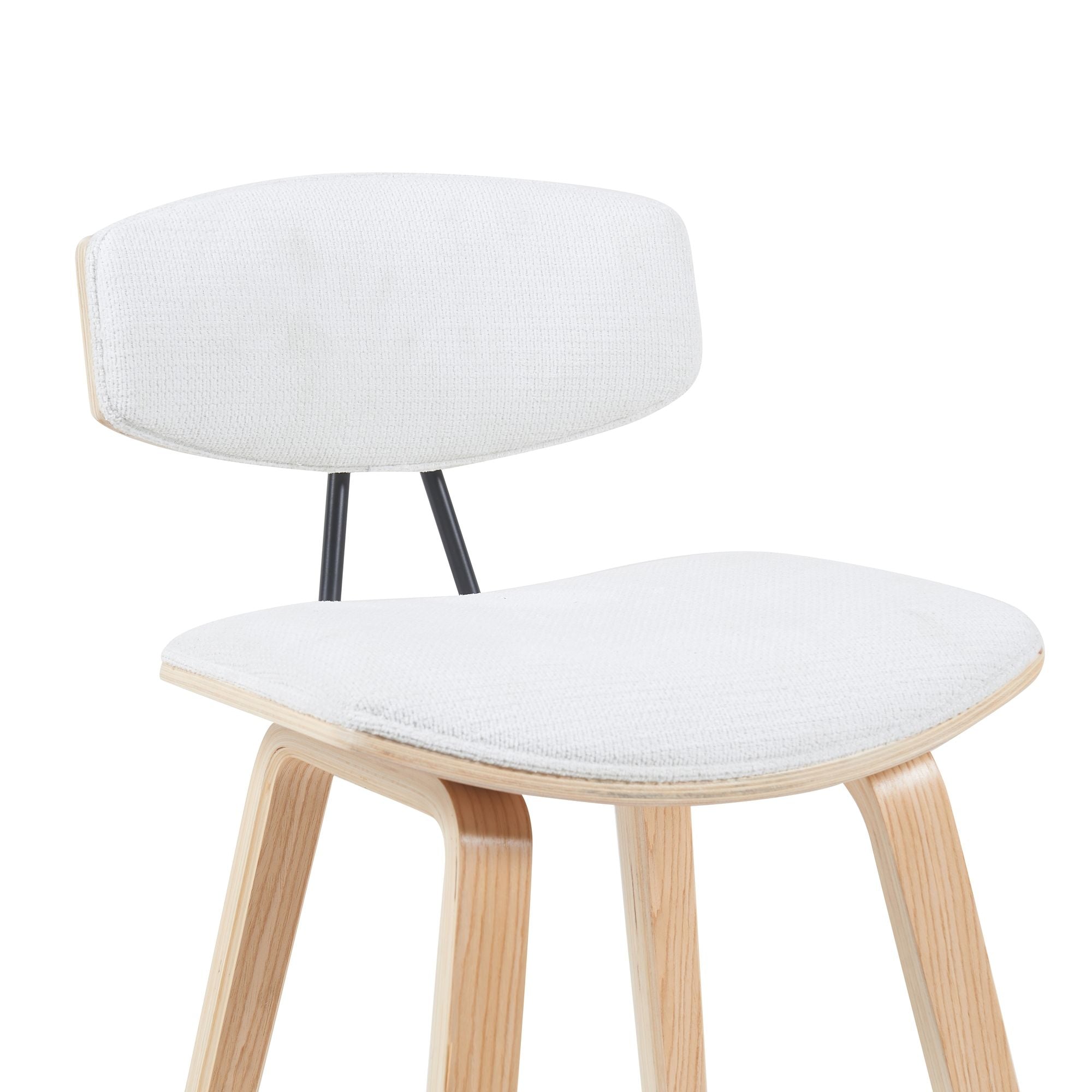 Fox - Swivel Bar Height Stool - Light Brown