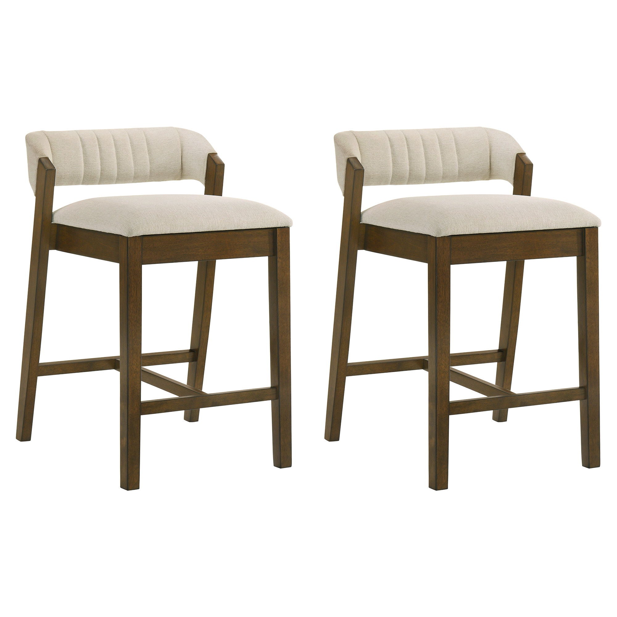 Landyn - 30" Sepia Brown Bar Height Rubberwood Barstool