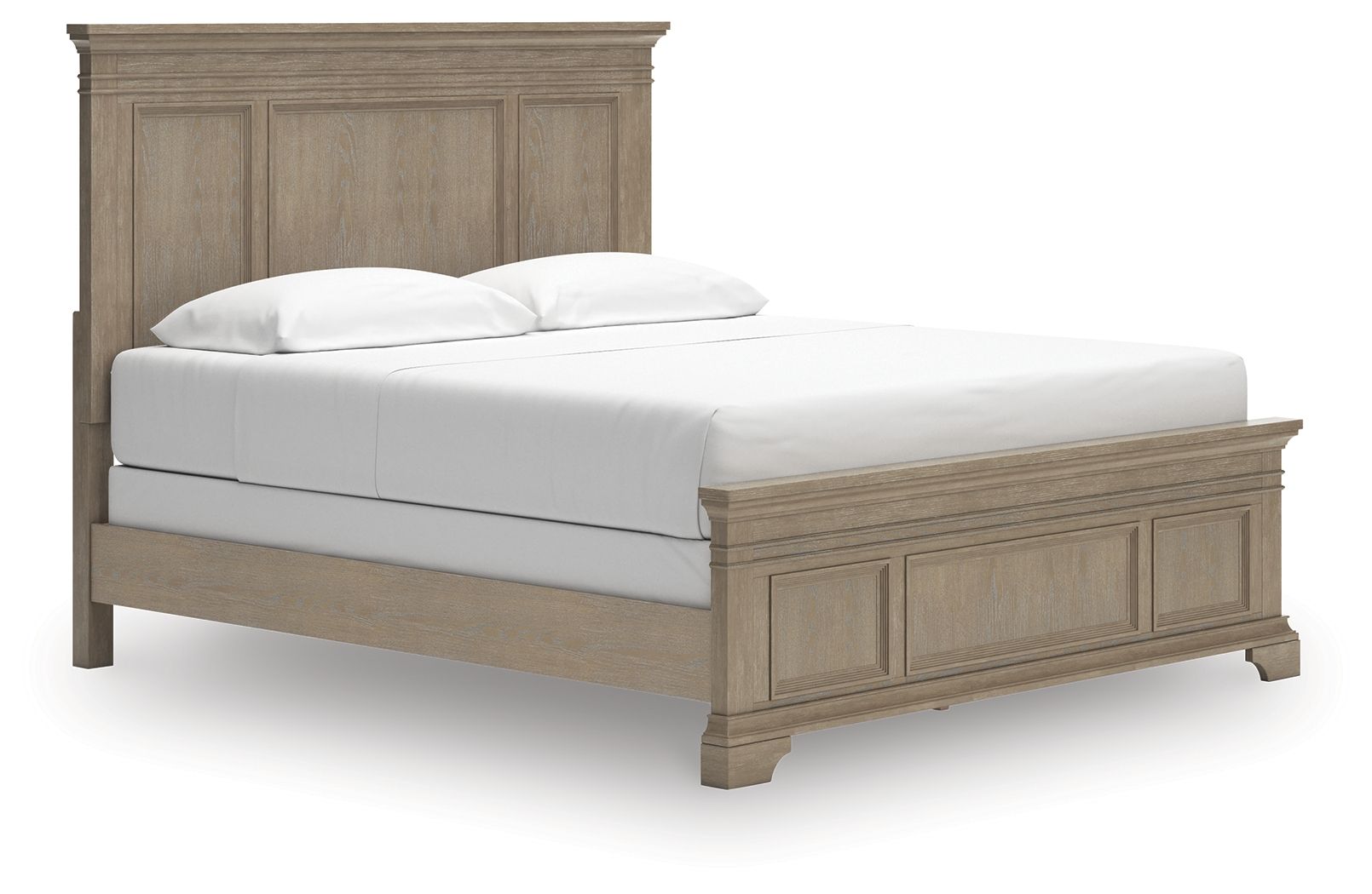 Vallardia - California King Panel Rails - Light Grayish Brown