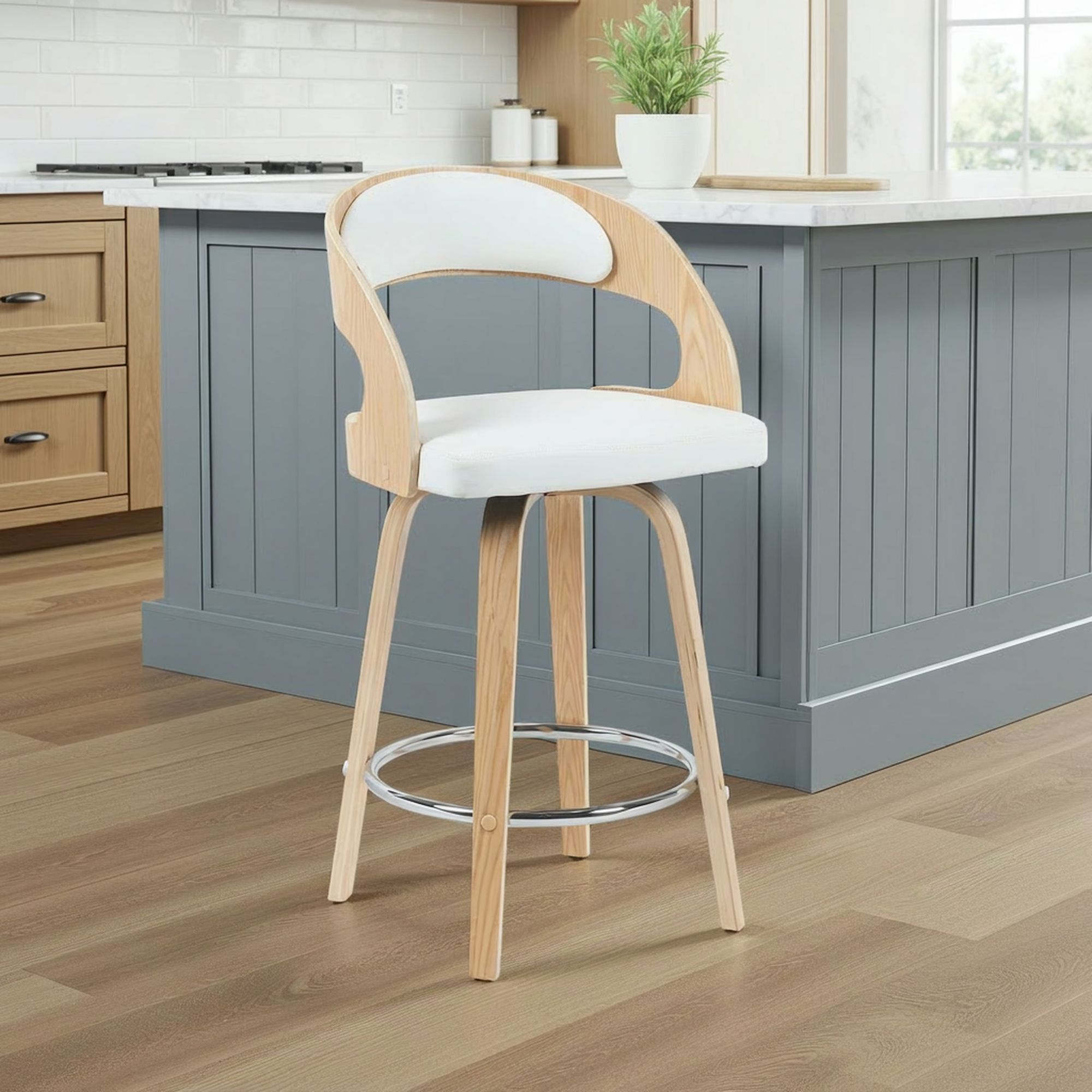 Shelly - 26" Counter Height Swivel Bar Stool