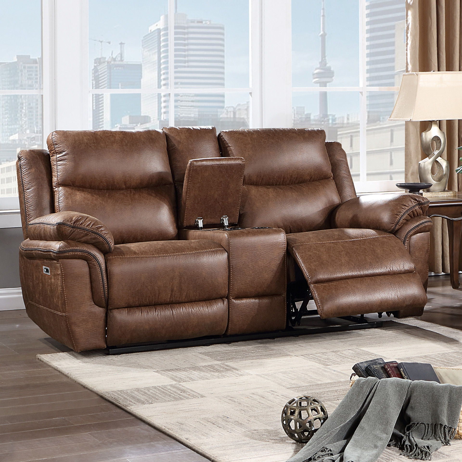 Ryland - Reclining Console Loveseat