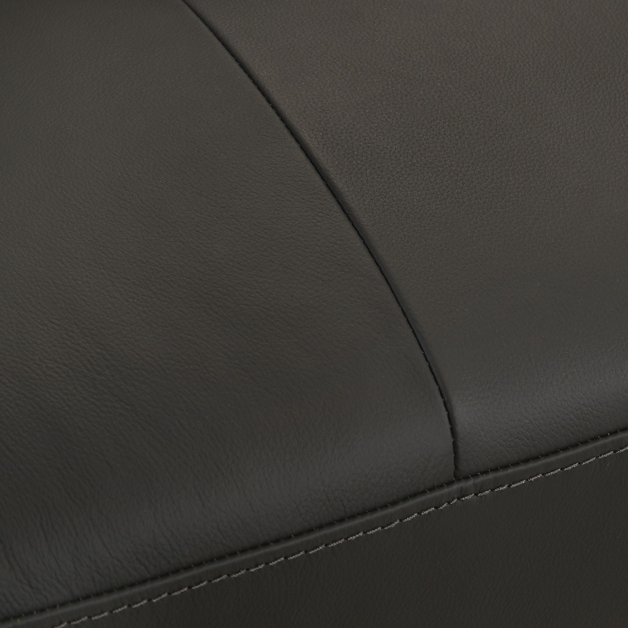 Faelin - Leather Loveseat With Tufted Back