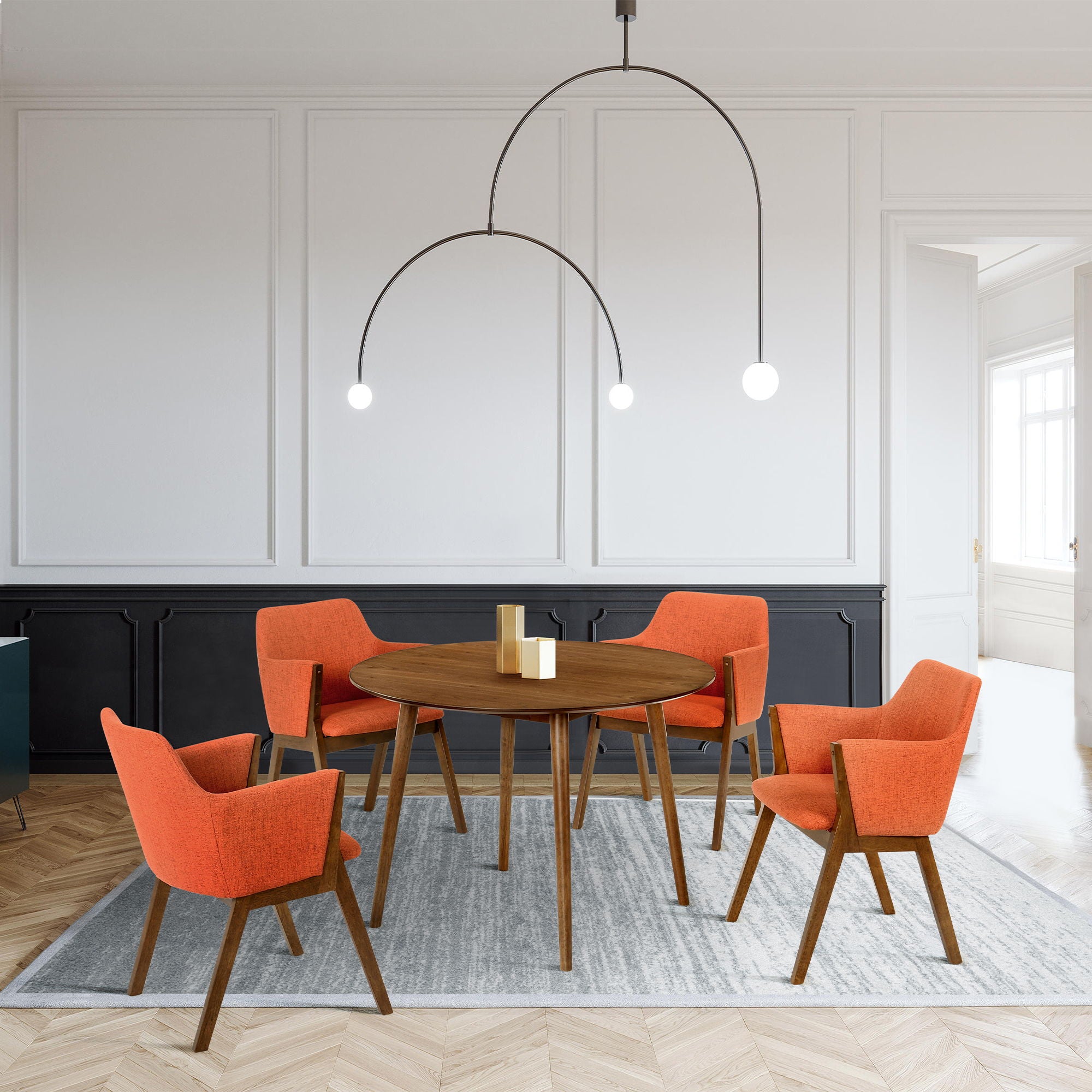 Arcadia And Renzo - 42" Round Dining Room Set