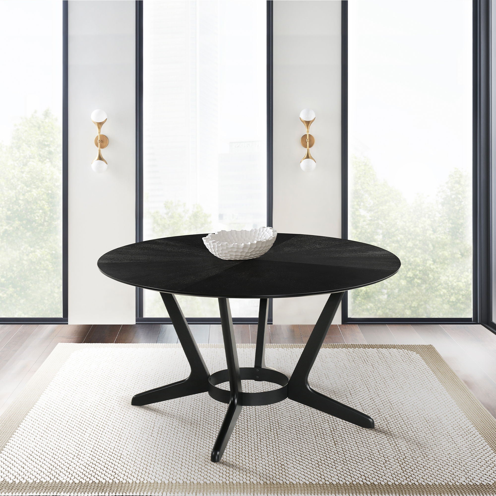 Santana - Round Wood Dining Table