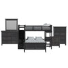 Hampton Kids - Loft With Staircase And Desk With Speaker Bedroom Set