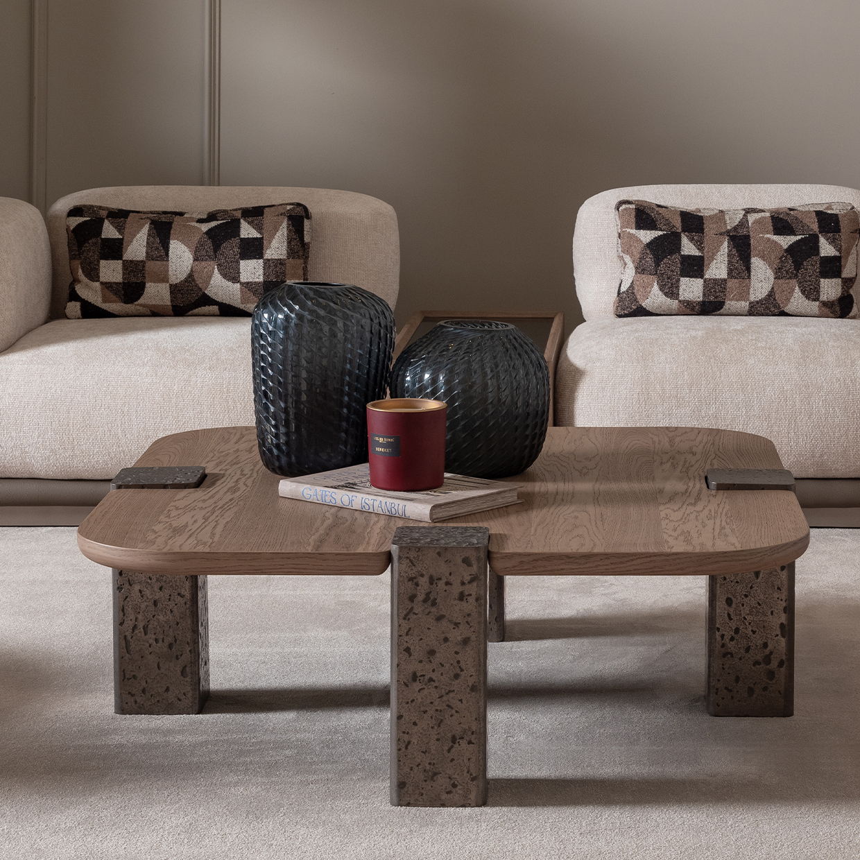 Bristol Point - Tall Cocktail Table - Saddle Brown