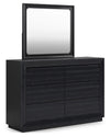 Londer - Dresser And Mirror - Black