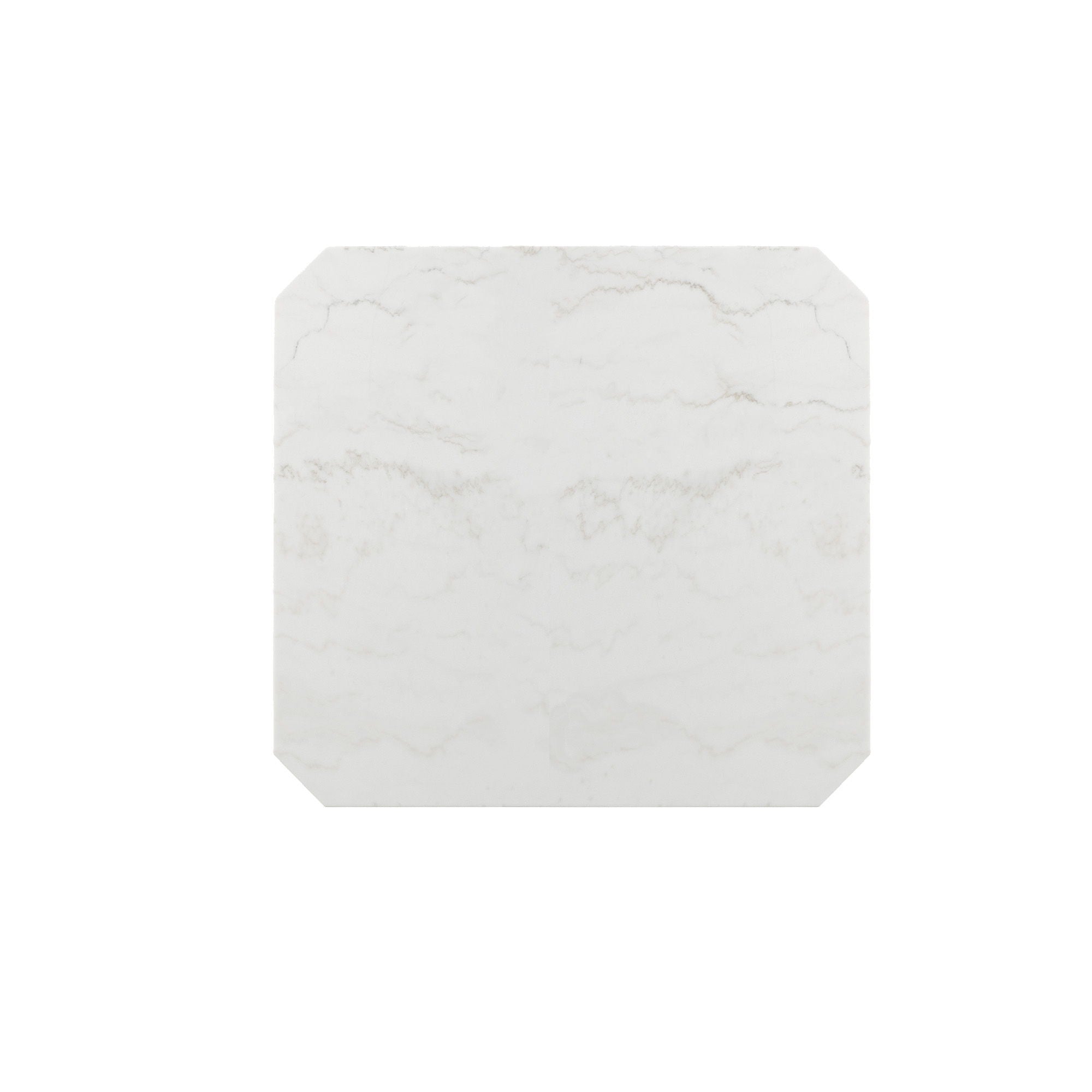 Francesca - 5 Piece Square Counter Dining Set (Table & Four Chairs) - White Marble