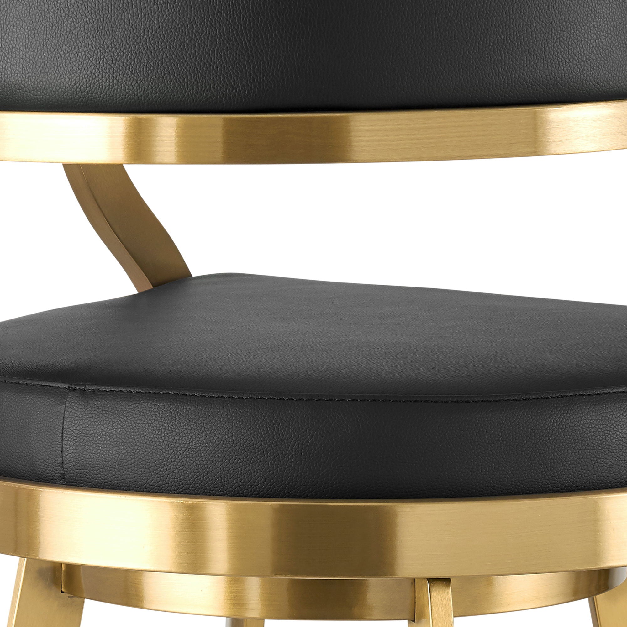 Saturn - Swivel Stool - Gold Legs