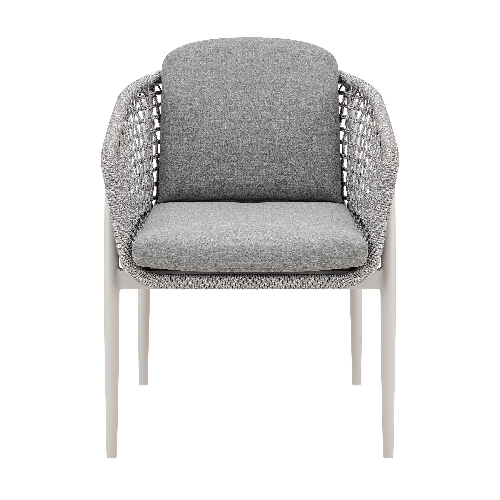 Rhodes - Outdoor Patio Dining Chair (Set of 2) - Light Gray