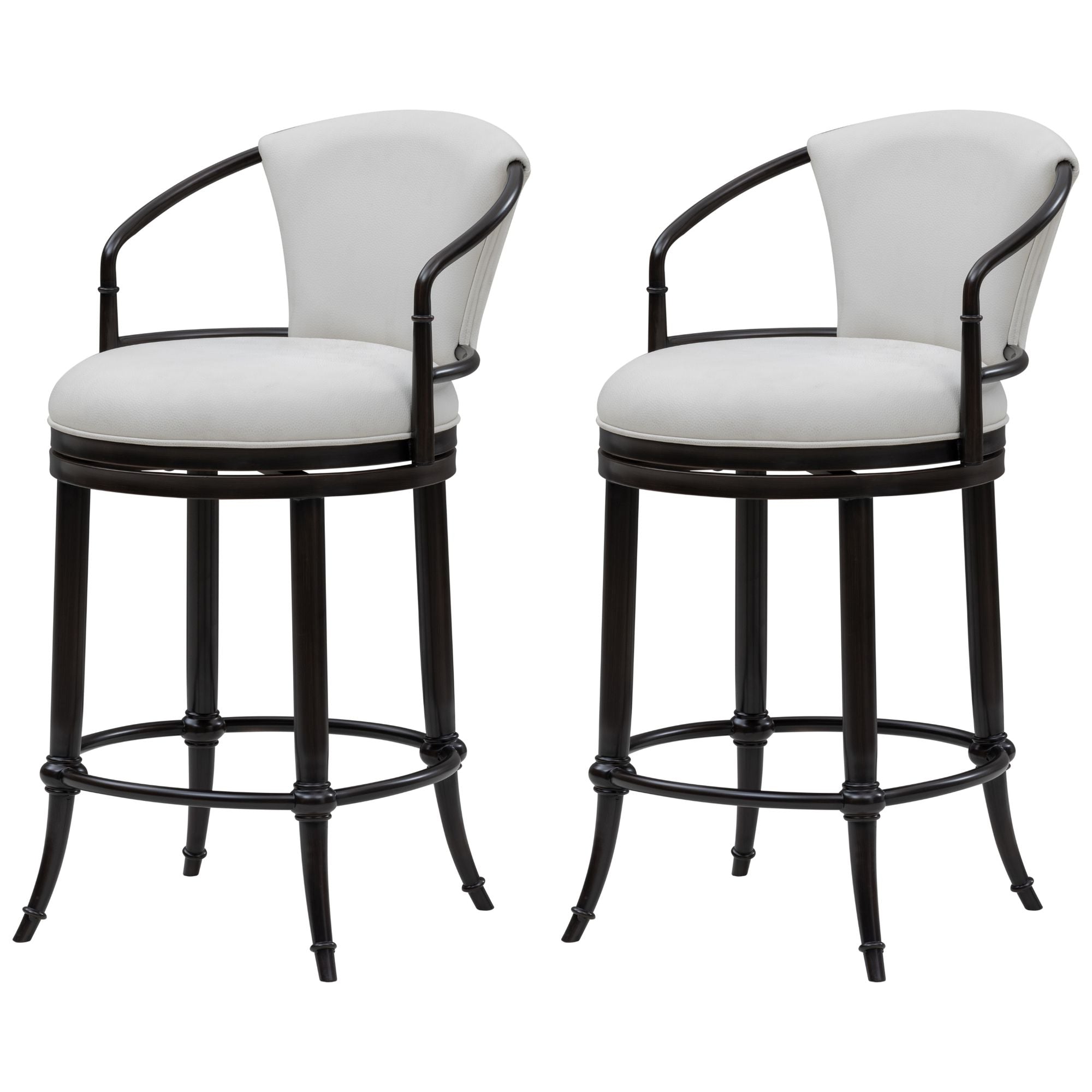 Otis - Upholstered Swivel Counter Height Barstool
