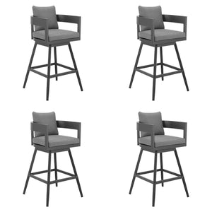 Menorca - Outdoor Patio Swivel Counter Stool Set