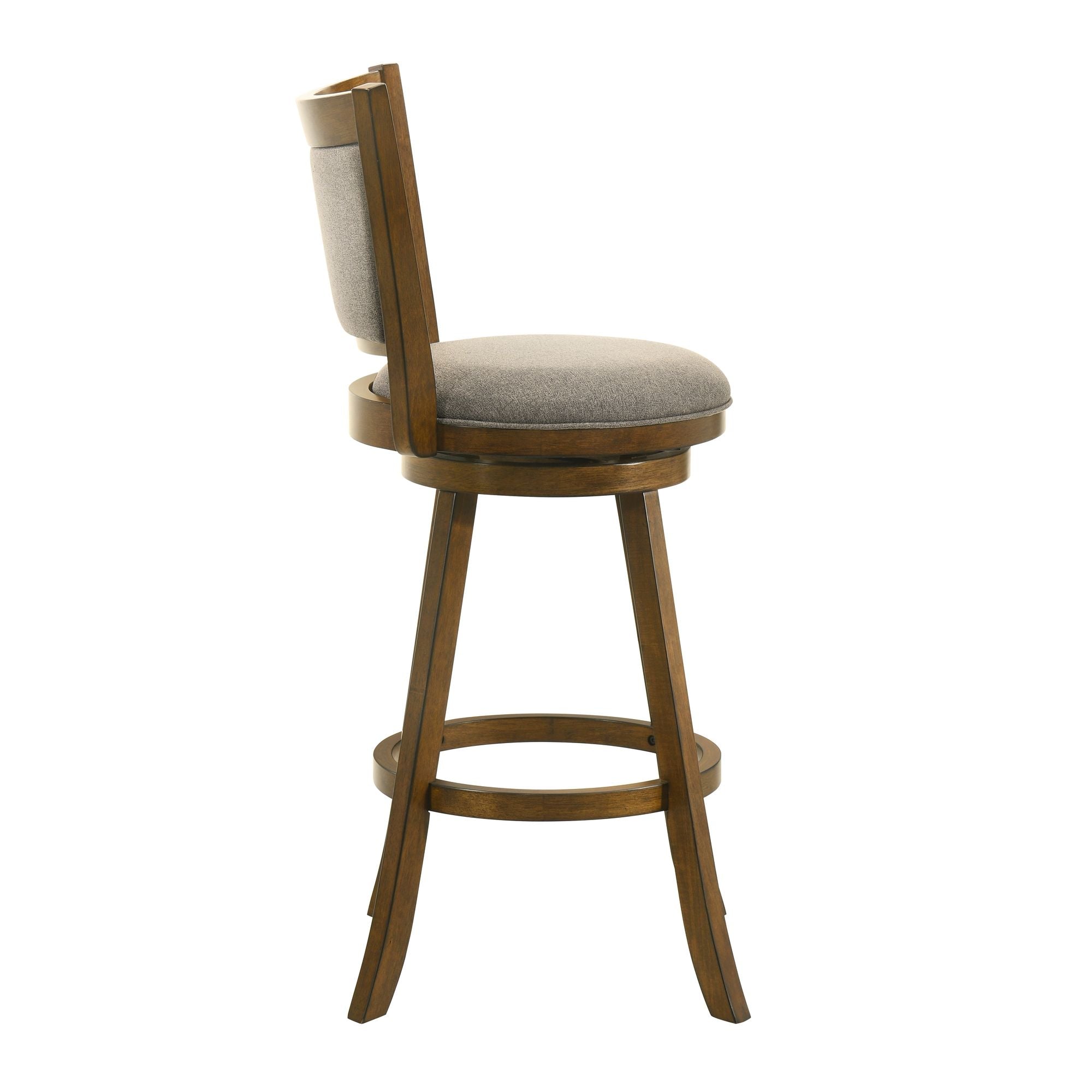 Aiden - Modern Farmhouse Swivel Wood Bar Height Kitchen Bar Stool