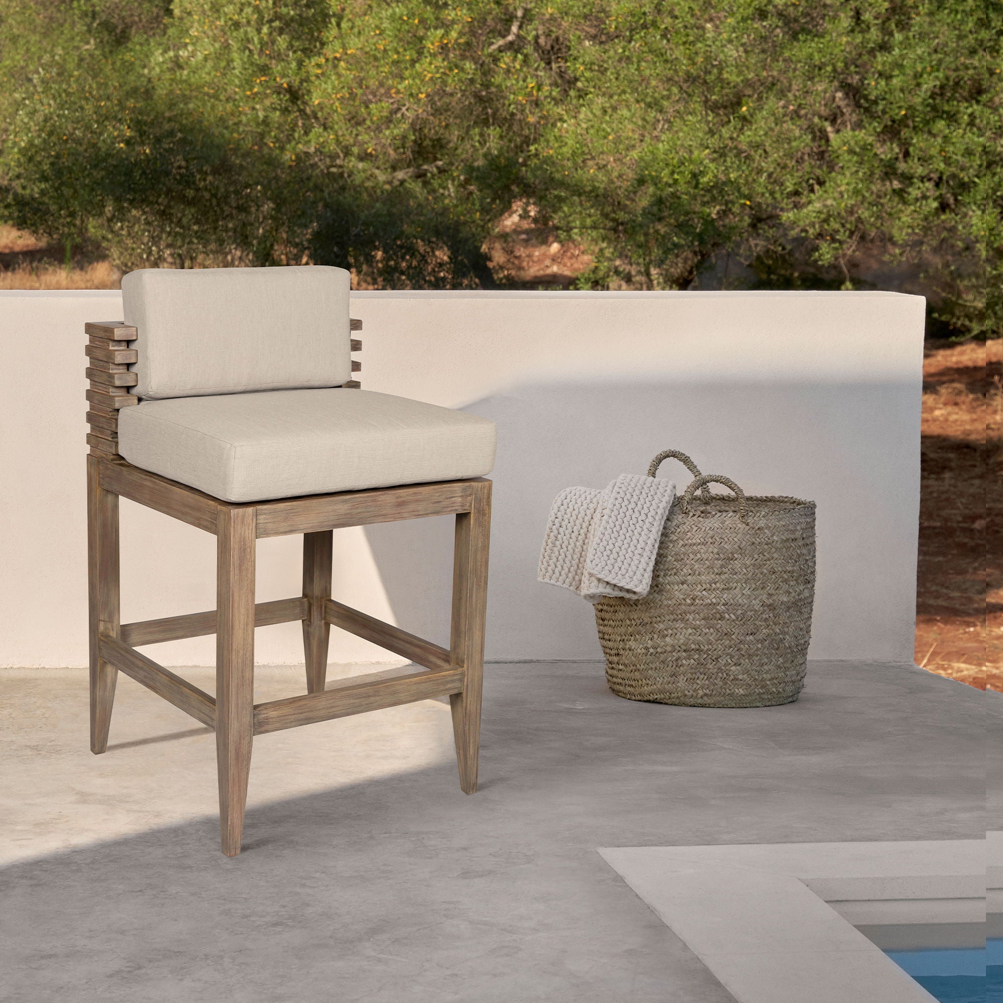 Vivid - Outdoor Patio Bar Stool Set