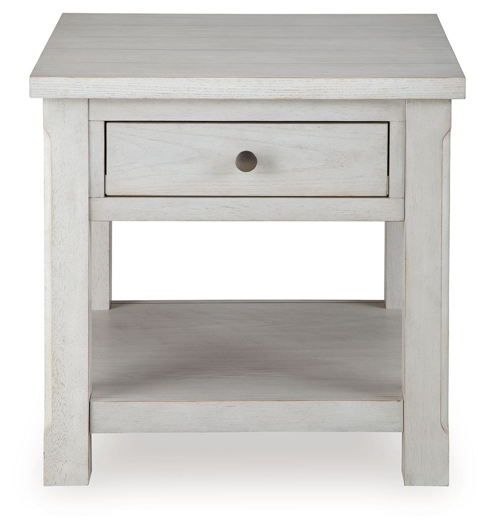 Robbinsdale - Square End Table - Antique White