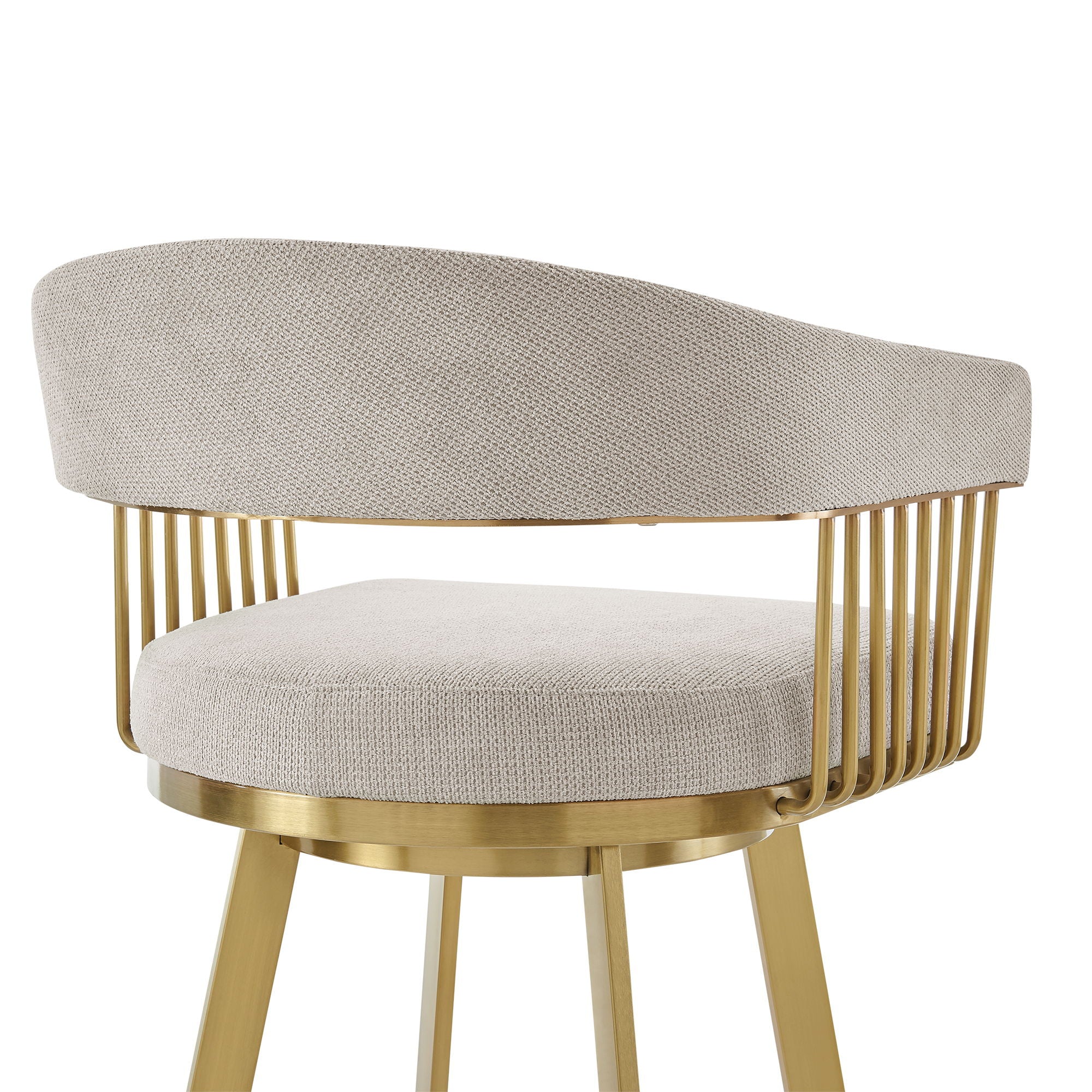 Chelsea - Swivel Fabric Stool