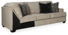 Bovarian - RAF Sofa w/Corner Wedge - Stone