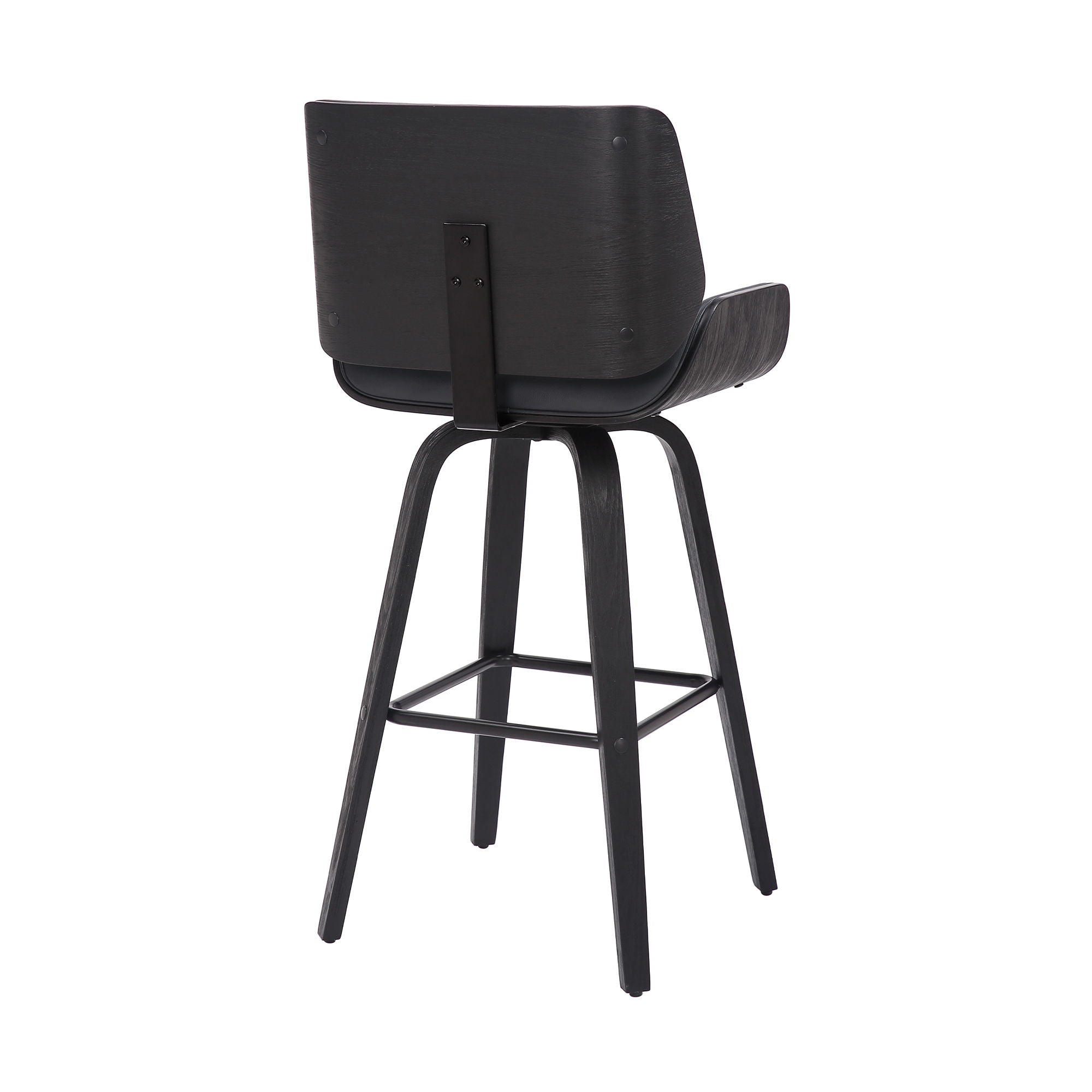 Tyler - 26" Counter Height Swivel Bar Stool With Black Frame