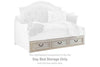Realyn - Day Bed Drawer Storage - Chipped White