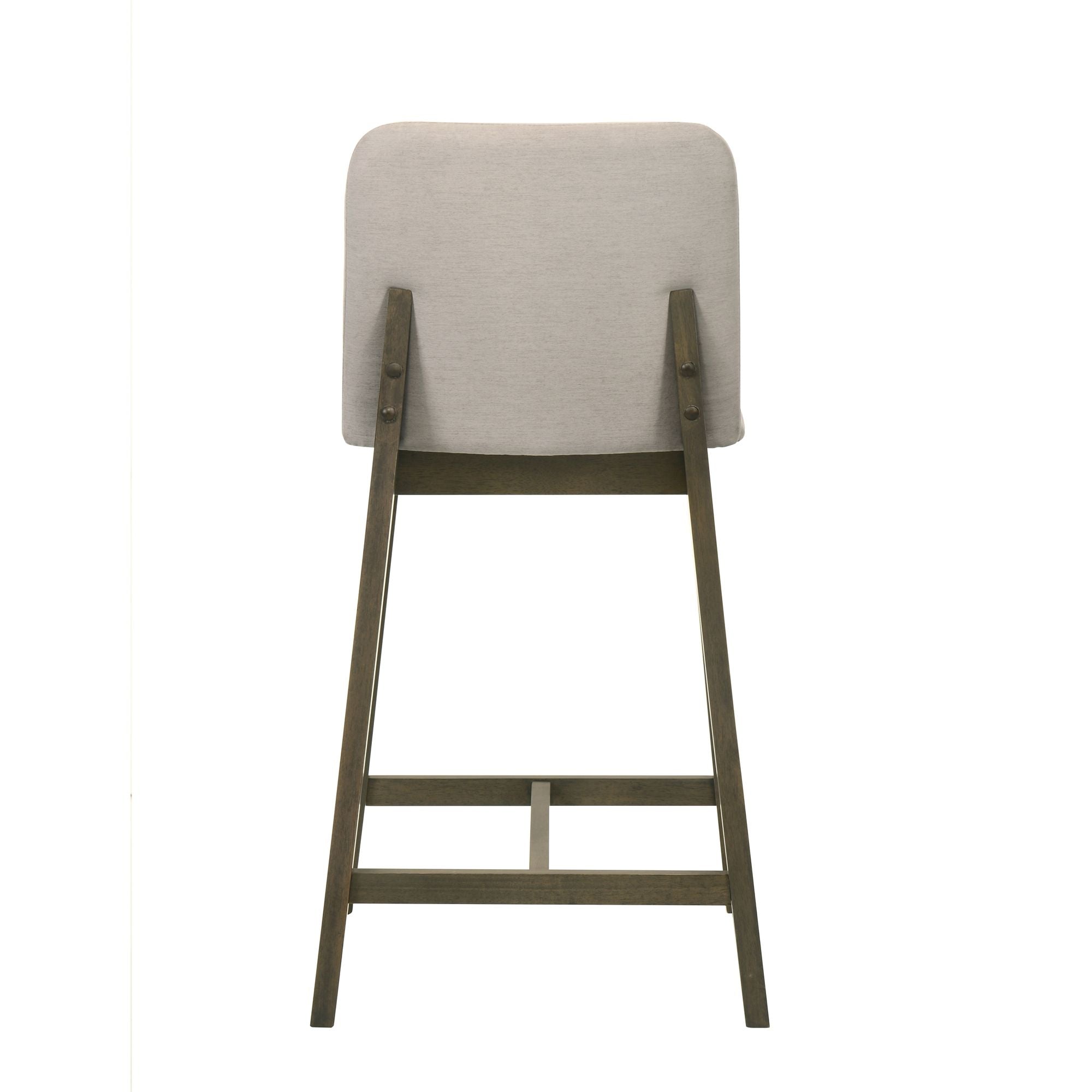 Allin - Upholstered Wood Counter Height Barstool