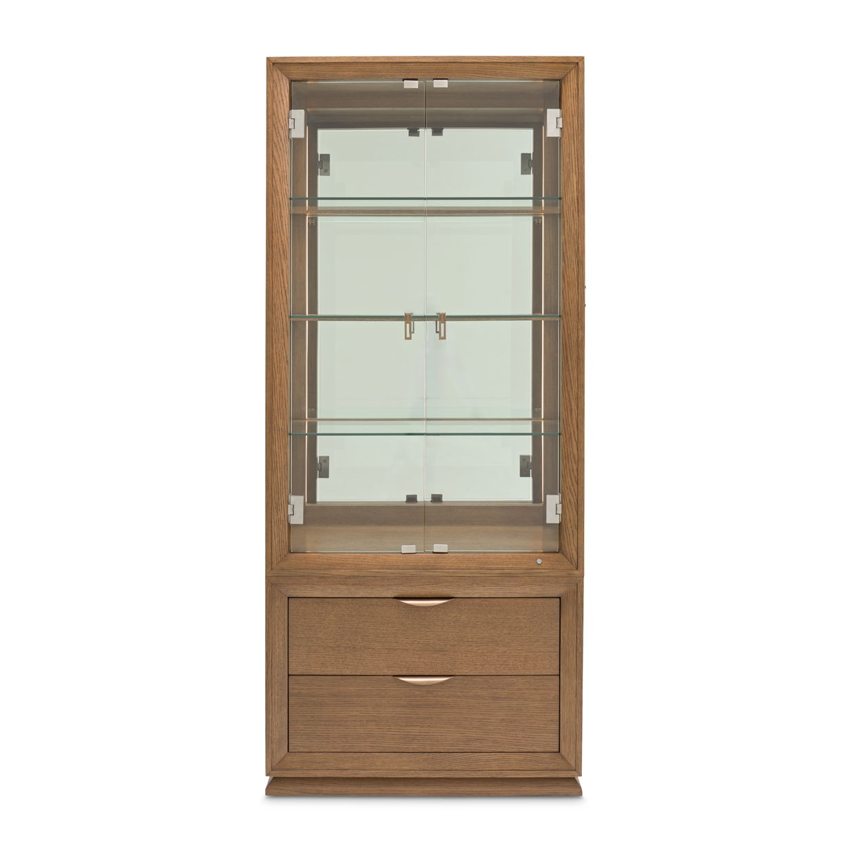 Portrait - Display Cabinet - Sienna Brown