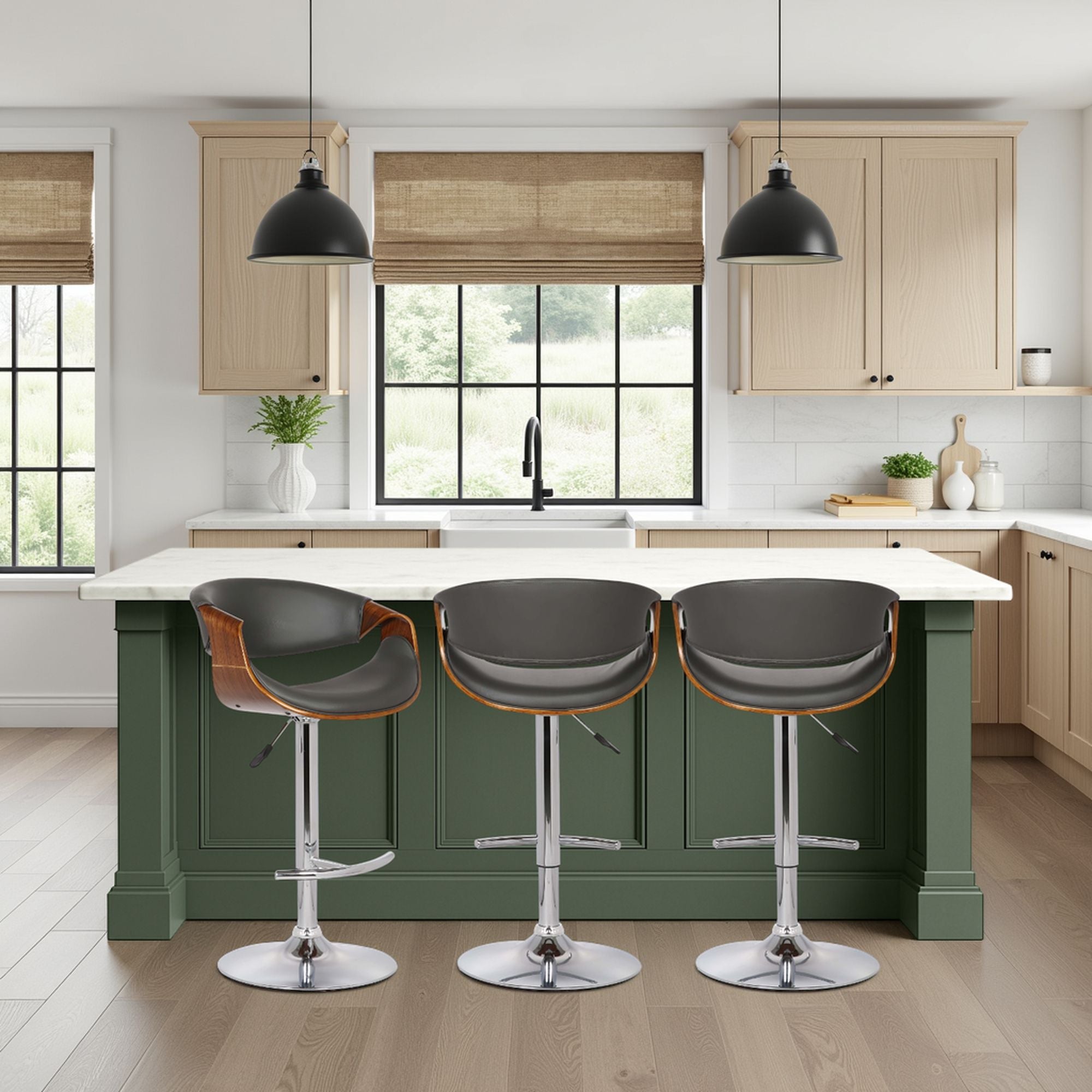 Butterfly - Adjustable Height Swivel Bar Stool
