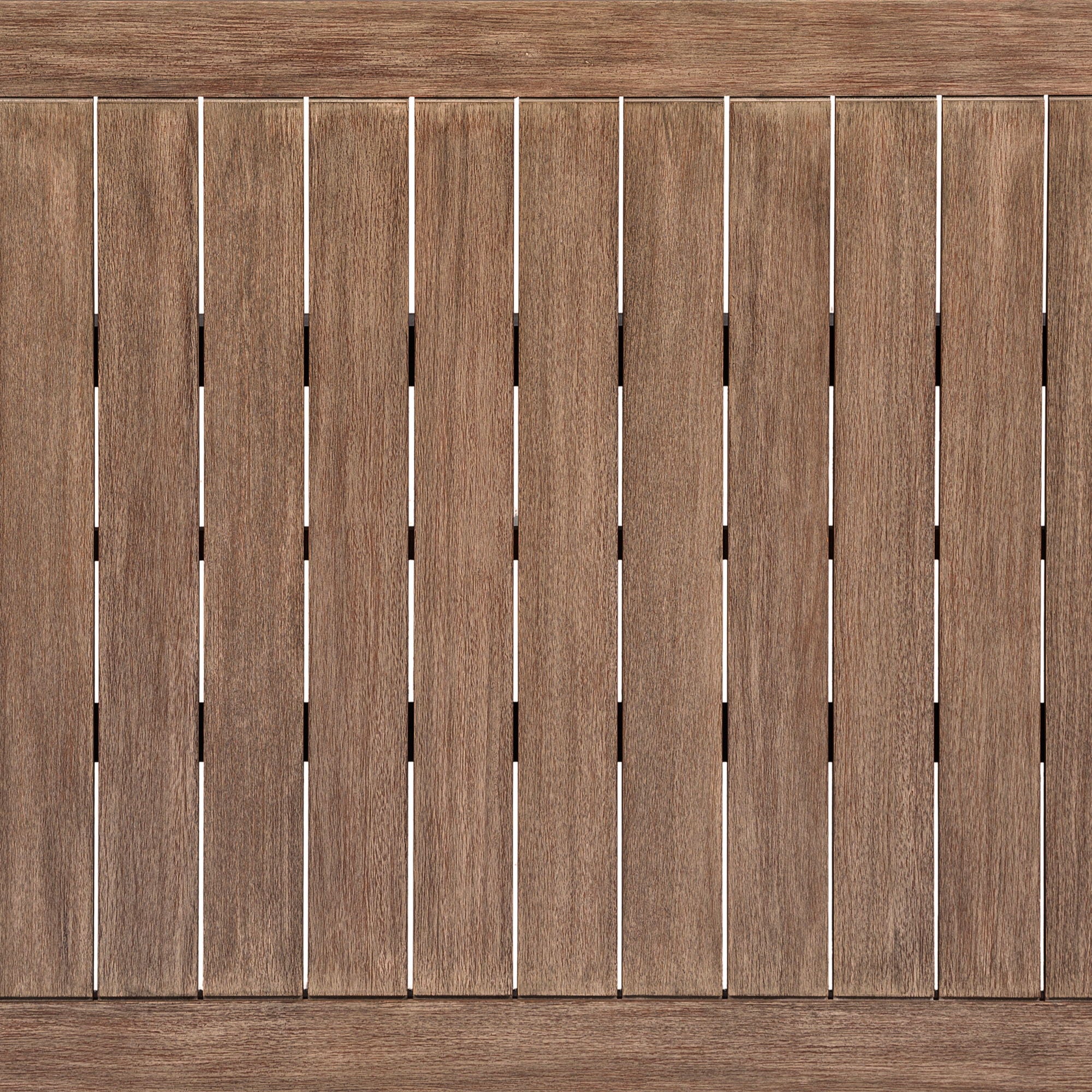 Orbit - Outdoor Patio Dining Table - Weathered Eucalyptus