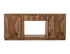 Balam - 1 Drawer & 2 Door Electric Fireplace - Light Brown