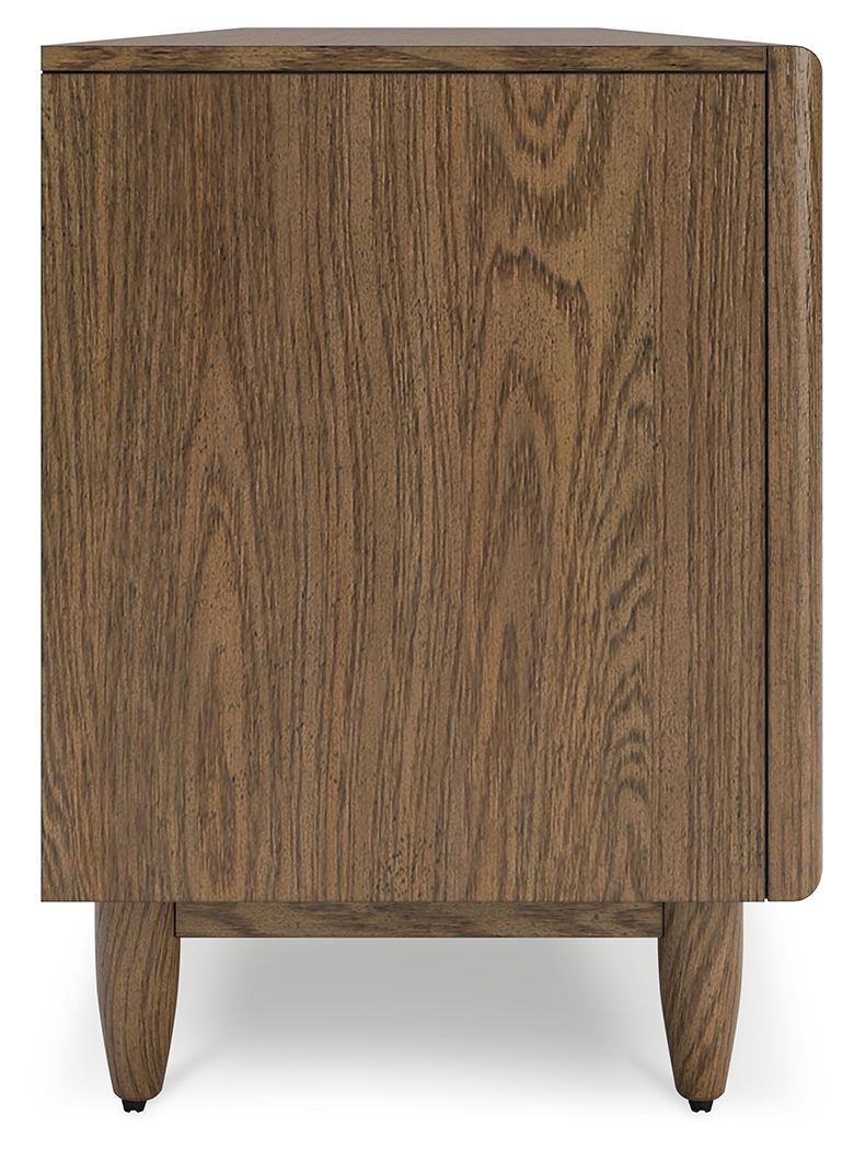 Roanhowe - Extra Large TV Stand - Brown