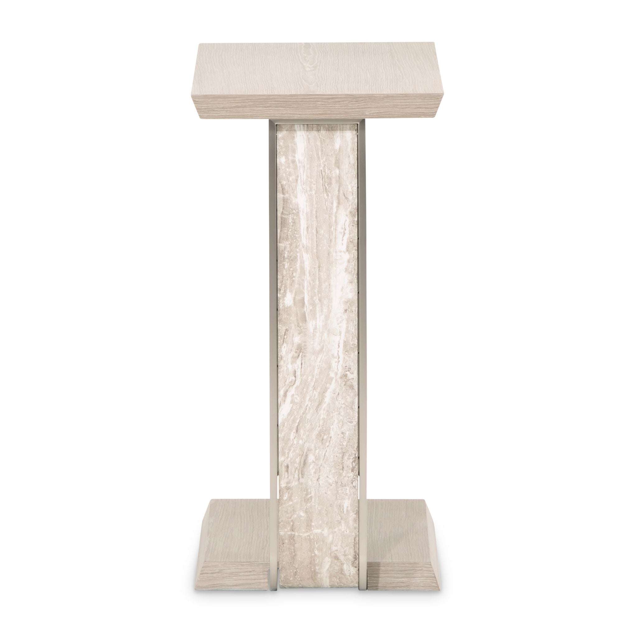 Lotus Bay - C-Shaped Accent Table - Sand