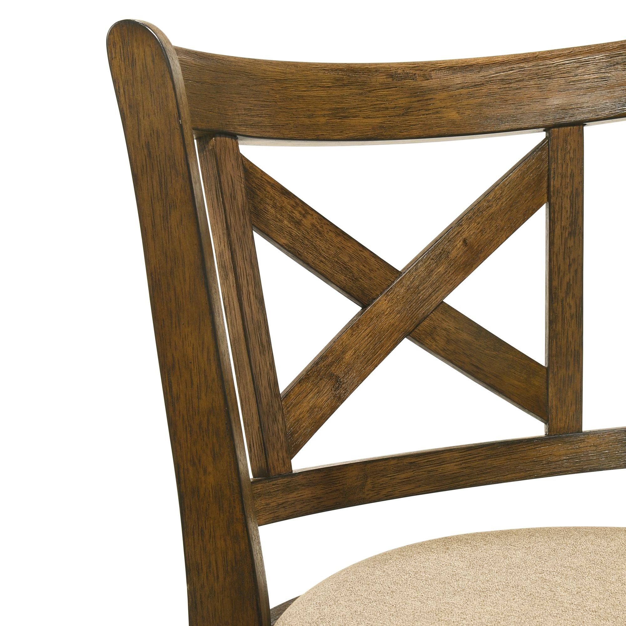 Kodi - Modern Farmhouse Swivel Wood Counter Height Kitchen Bar Stool