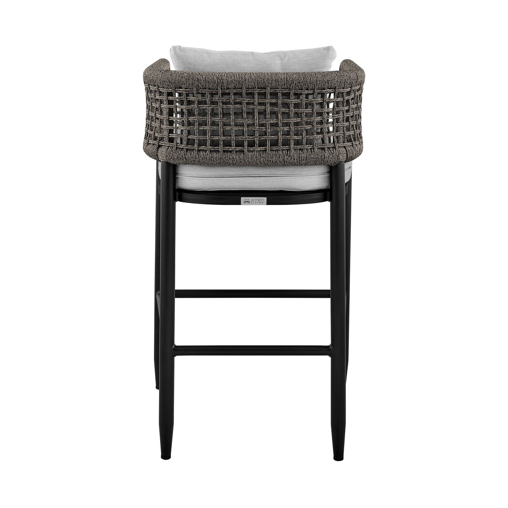 Alegria - Outdoor Patio Bar Stool With Cushions