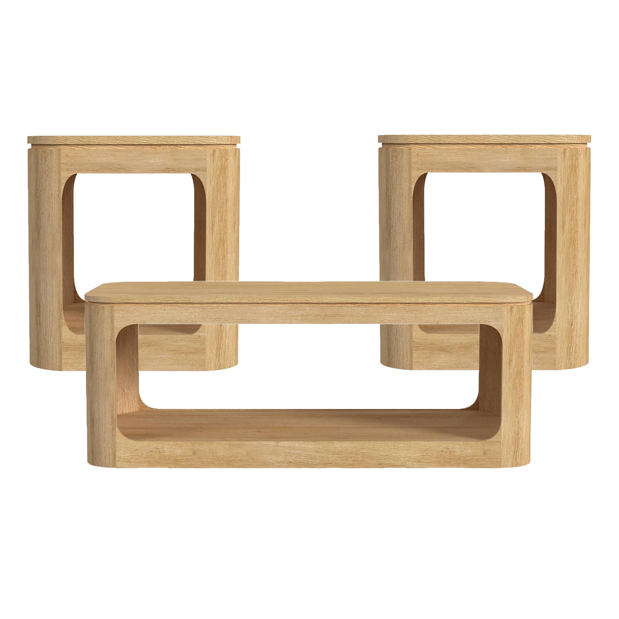 Rogen Rustic - Occasional Table Set