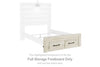 Cambeck - Full Storage Footboard - Whitewash