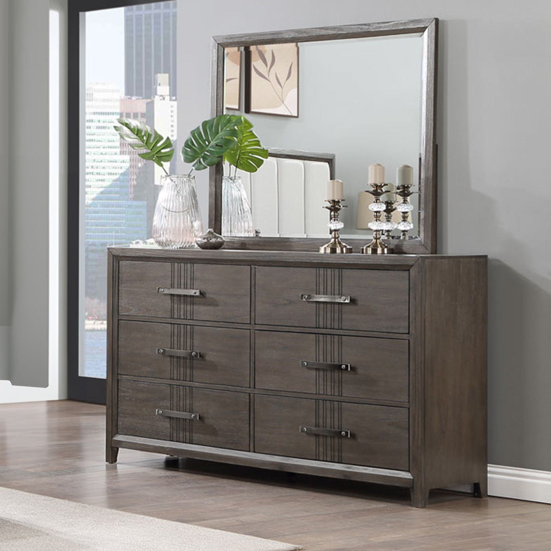 Landon - Mirror - Walnut