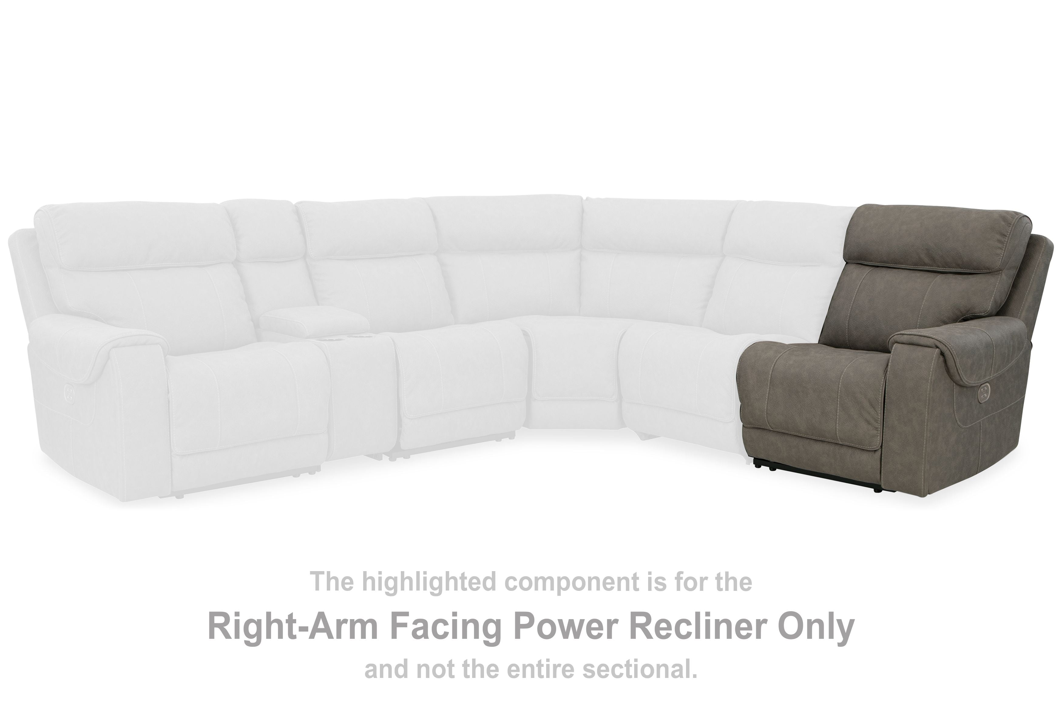 Starbot - Raf Zero Wall Power Recliner - Fossil