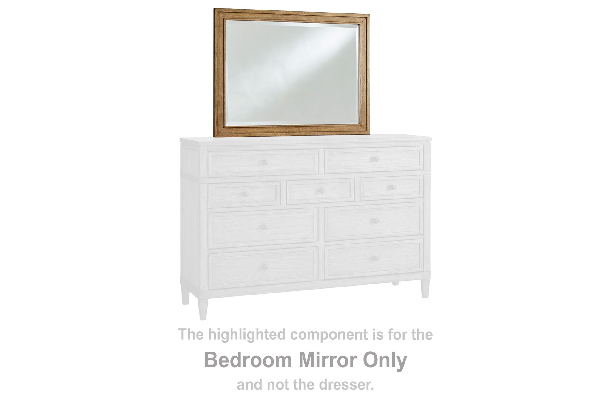 Sharlance - Bedroom Mirror - Brown