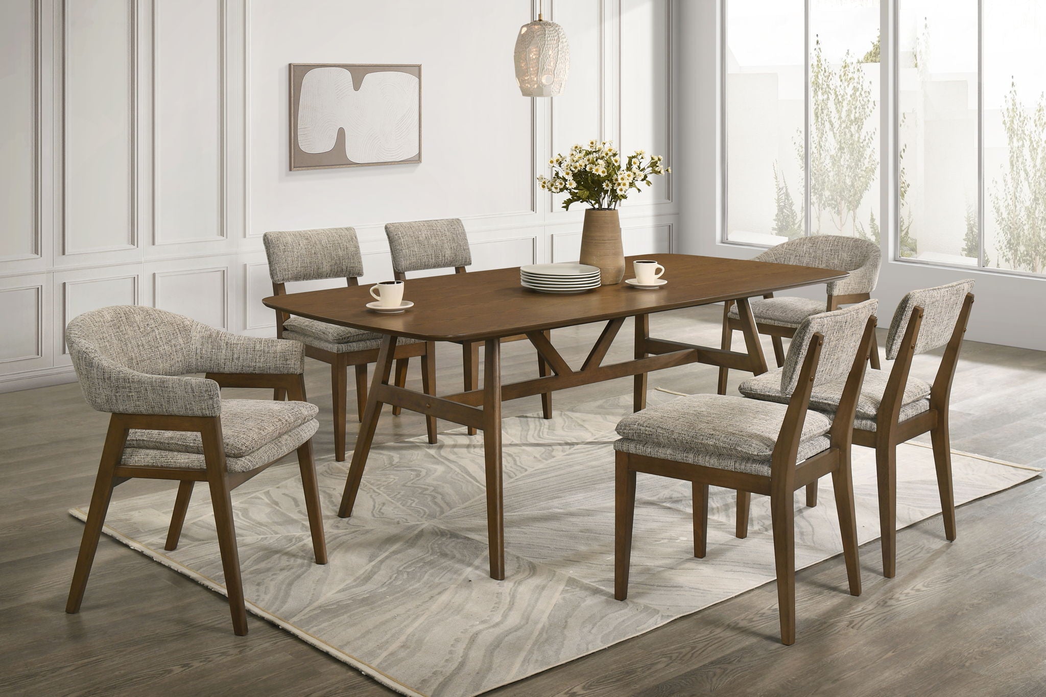Miller - Arm Chair (Set of 2) - Walnut