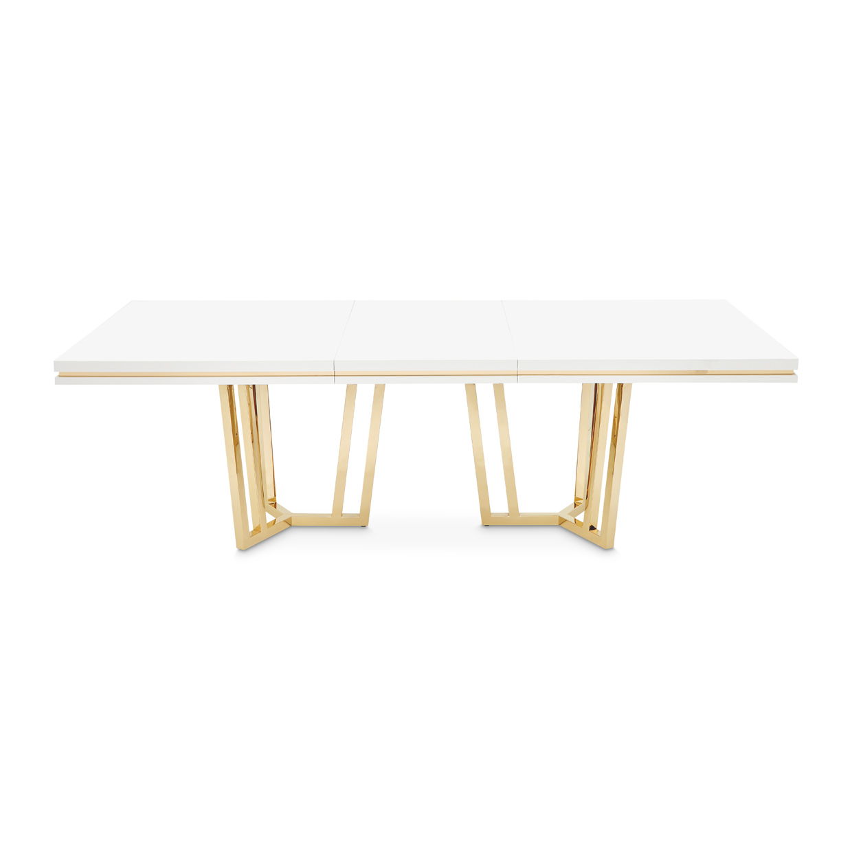 Palm Gate - Rectangular Dining Table - Cloud White