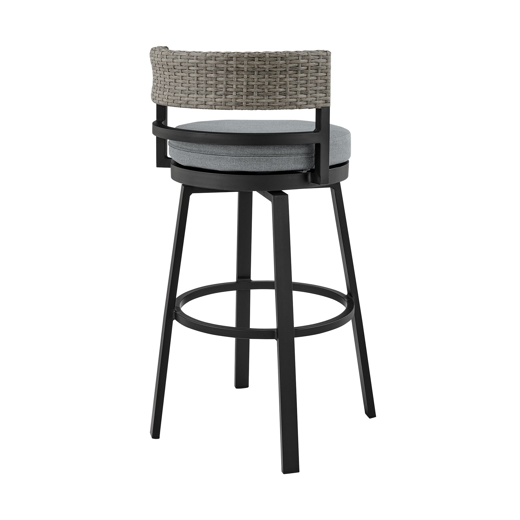 Encinitas - Outdoor Patio Counter Height Swivel Bar Stool Set