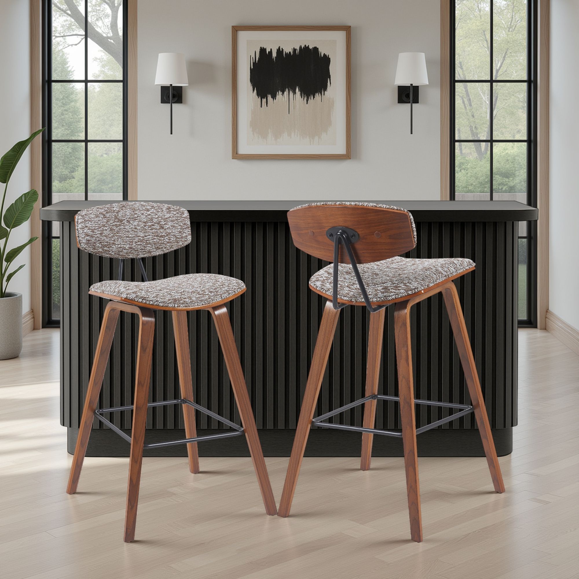 Fox - Mid-Century Bar Stool