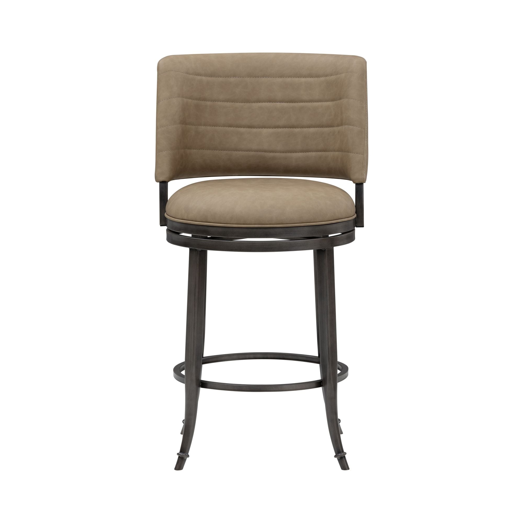 Torres - Upholstered Swivel Counter Height Barstool