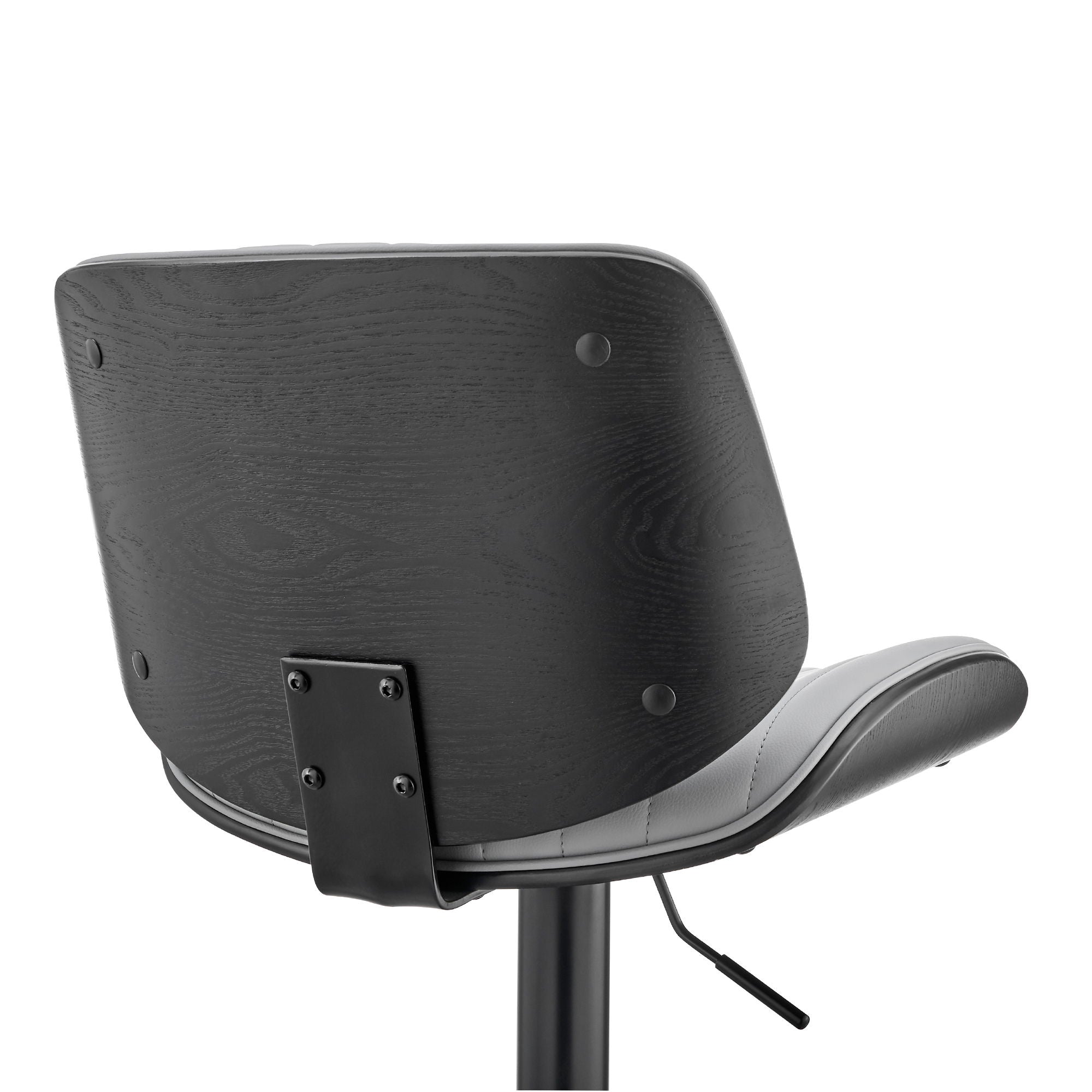 Brock - Adjustable Bar Stool With Black Base