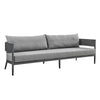 Menorca - Aluminum Outdoor Sofa - Dark Gray