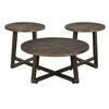 Industrial - 3 Piece Occasional Table Set - Brown