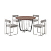 Joana Anastasia - Round Walnut Dining Table Set